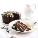 Sysco Premium Four Layer Chocolate Fudge Cake 1x12 PTN