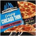 Chicago Town Crispy Chicago Thin Sausage 'N' Pepperoni  7x43