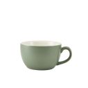 Genware Porcelain Matt Sage Cup 25cl/8.75oz 1x6 EA