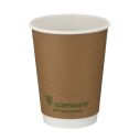 Edenware Compostable Kraft DW Cup 12oz (lid 483927) 1x500 EA