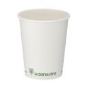 Edenware Compostable White SW Cup 8oz (lid 483926) 1x1000 EA