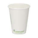 Edenware Compostable White SW Cup 12oz (lid 483927) 1x1000 EA