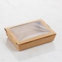 Compostable Large Box with Window 1100ml 1x300 EA