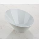Principle White Angled Bowl 21cm 1x3 EA