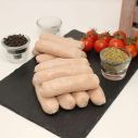 Tournafulla Classic White Pork Sausage 10s 1x5 KG