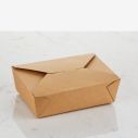 Brown Kraft Leakproof Food Container 66oz No.3 (4x50’S)