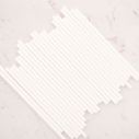 White 9 inch Paper Smoothie Straw 8mm 1x250 EA