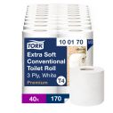 Tork Extra Soft Conventional Toilet Paper Roll White T4 3ply 1x40 EA