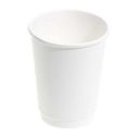 White Double Wall Hot Cup 12oz 1x500 EA