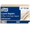Tork Sand Lunch Napkin 2ply 10x200 EA