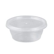 Clear Microwaveable Portion Pot & Lid 2oz 1x1000 EA