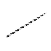 Paper Black Stripe Straw 8 inch 20cm 1x250 EA