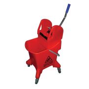 Mop Bucket with Wringer Red 24lt 1x1 EA