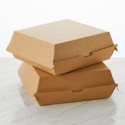 Compostable Corrugated Clam Shell Box 178x160x45mm 1x150 EA