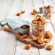Global Farms Cooked Southern Fried Chicken Popcorn 4x2.5 KG