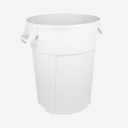 Round White Ingredient Storage Container 85lt 1x1 EA
