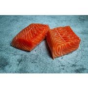 Salmon Portion Square Cut (Skin On & Scaled) 10x140-170 GM