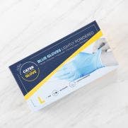 Vinyl Gloves Blue Large (with powder) 1x100 EA