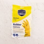 Rubber Household Gloves Yellow Medium 1x10'S