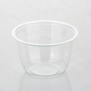 Clear Plastic Deli Pot 8oz 1x1000 EA
