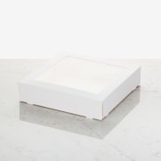 Windowed Apple Tart Box 9x9x2 inch 1x150 EA