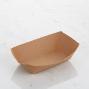 Compostable Kraft Food Tray 1lb 1x1000 EA