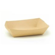 Compostable Kraft Food Tray 2.5lb 1x500 EA