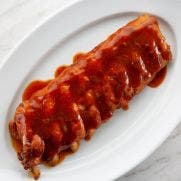 Rib World BBQ Coated Cooked Pork Spare Ribs 1x10 KG